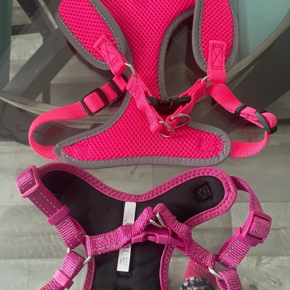 - 🇺🇸Coastal Pet Harness Set in Pink and Burgundy